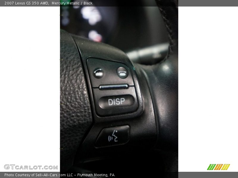 Mercury Metallic / Black 2007 Lexus GS 350 AWD