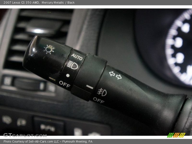 Mercury Metallic / Black 2007 Lexus GS 350 AWD