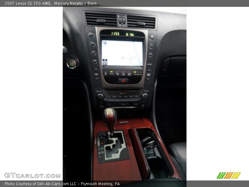 Mercury Metallic / Black 2007 Lexus GS 350 AWD