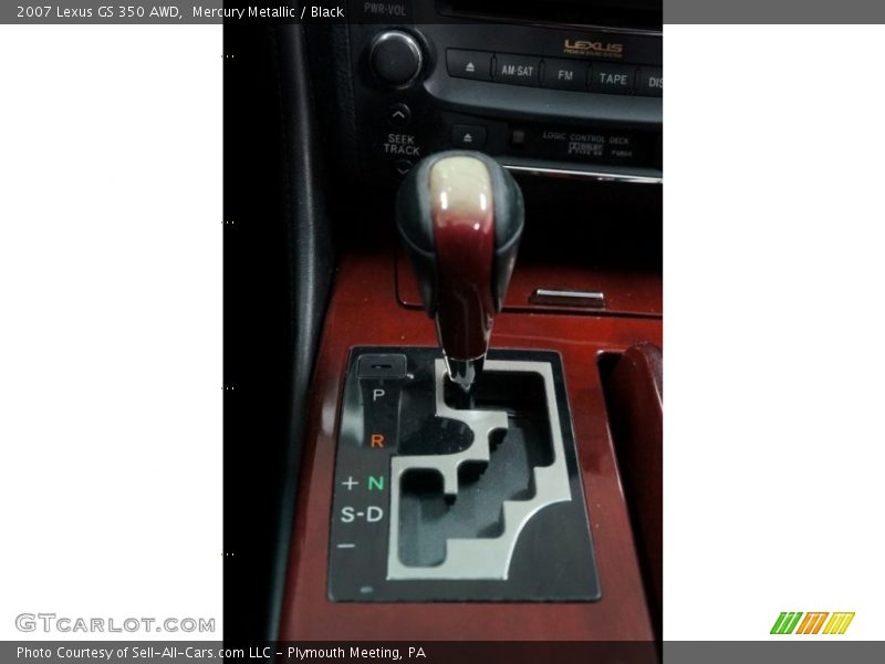 Mercury Metallic / Black 2007 Lexus GS 350 AWD