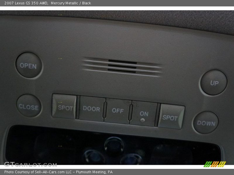Mercury Metallic / Black 2007 Lexus GS 350 AWD