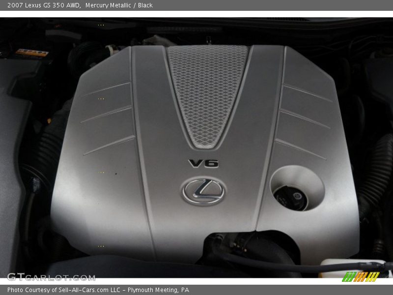 Mercury Metallic / Black 2007 Lexus GS 350 AWD