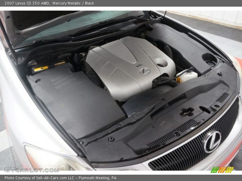 Mercury Metallic / Black 2007 Lexus GS 350 AWD