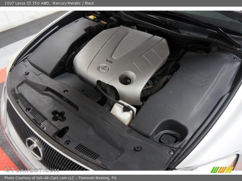 Mercury Metallic / Black 2007 Lexus GS 350 AWD