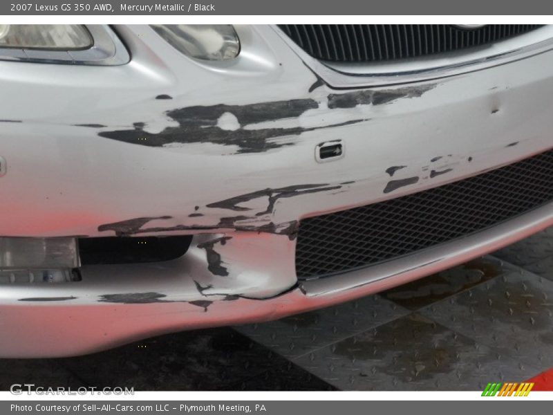Mercury Metallic / Black 2007 Lexus GS 350 AWD
