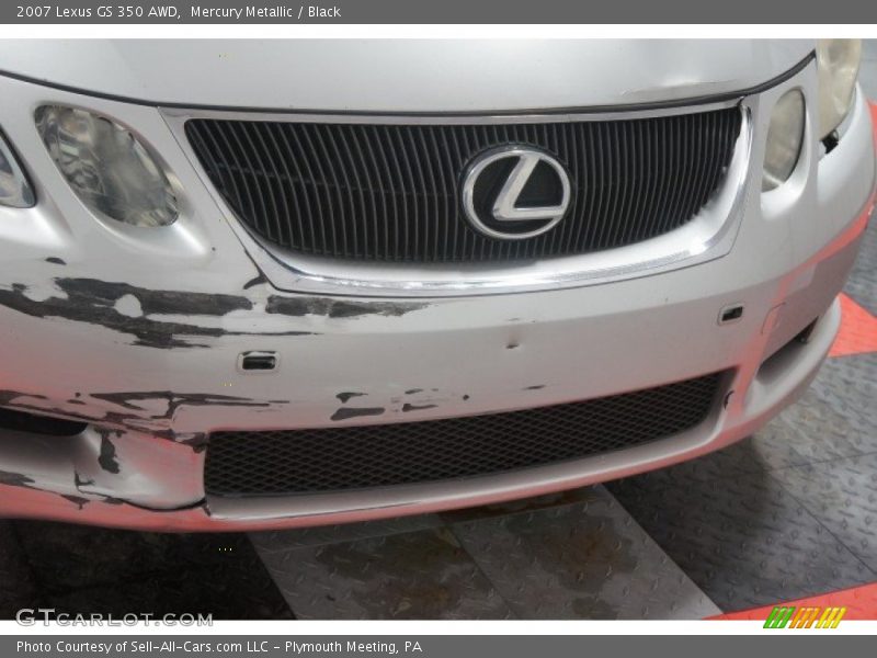 Mercury Metallic / Black 2007 Lexus GS 350 AWD