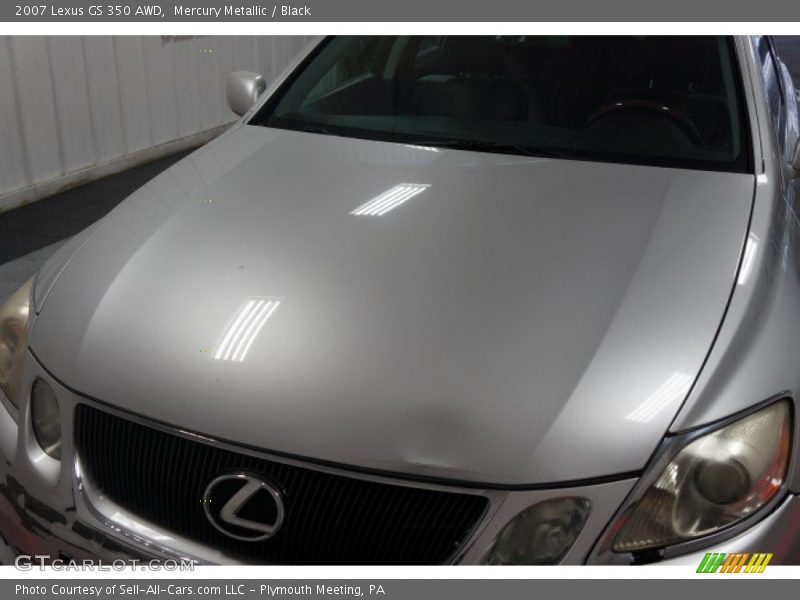 Mercury Metallic / Black 2007 Lexus GS 350 AWD