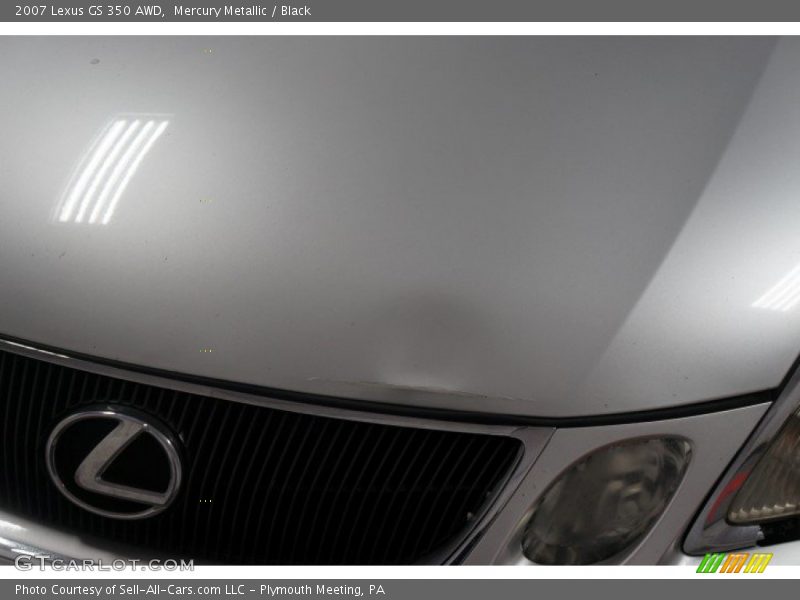 Mercury Metallic / Black 2007 Lexus GS 350 AWD