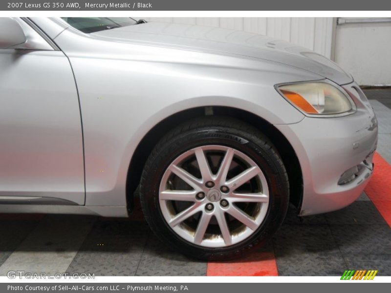 Mercury Metallic / Black 2007 Lexus GS 350 AWD