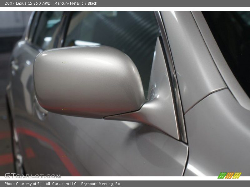 Mercury Metallic / Black 2007 Lexus GS 350 AWD