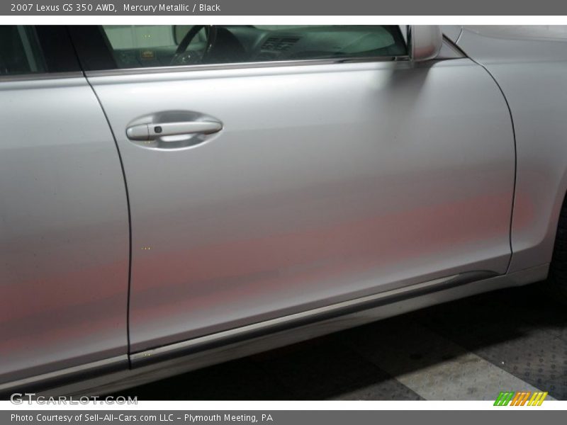 Mercury Metallic / Black 2007 Lexus GS 350 AWD