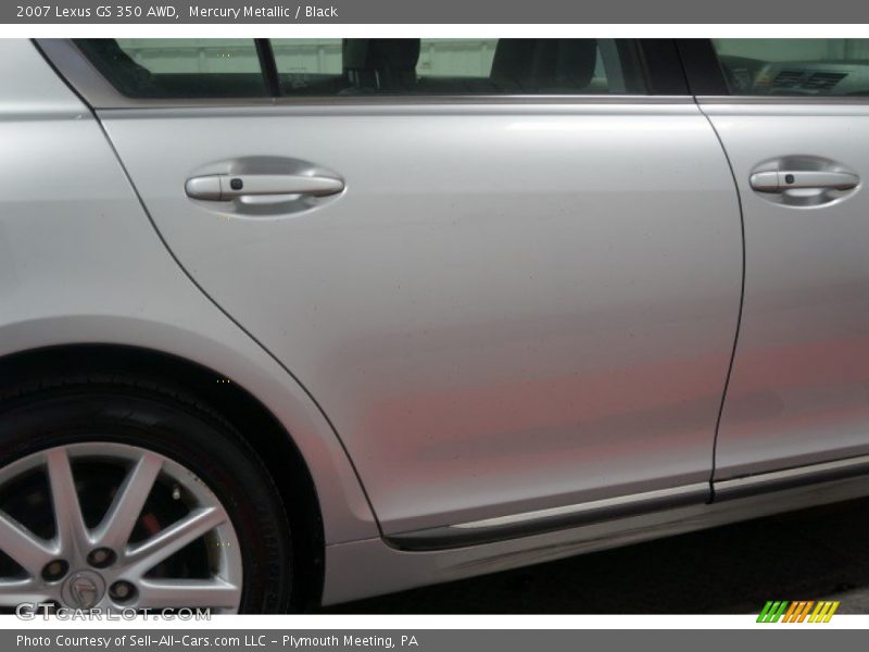 Mercury Metallic / Black 2007 Lexus GS 350 AWD