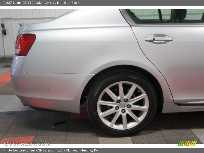 Mercury Metallic / Black 2007 Lexus GS 350 AWD