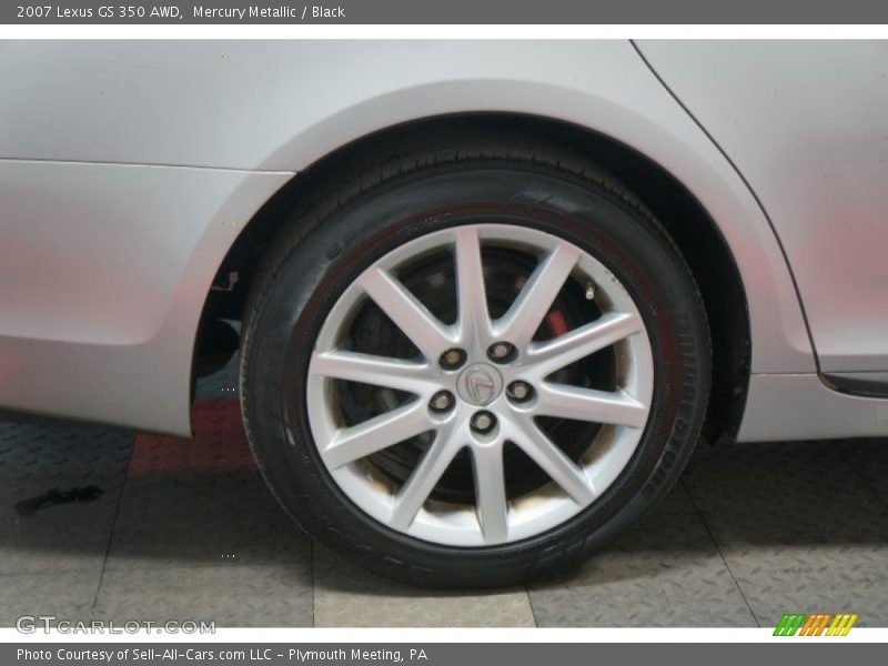 Mercury Metallic / Black 2007 Lexus GS 350 AWD