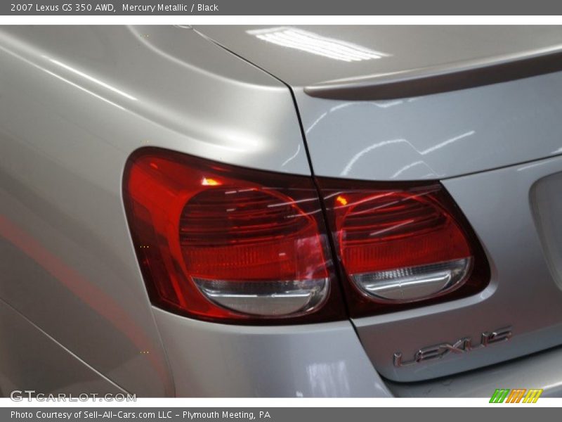 Mercury Metallic / Black 2007 Lexus GS 350 AWD