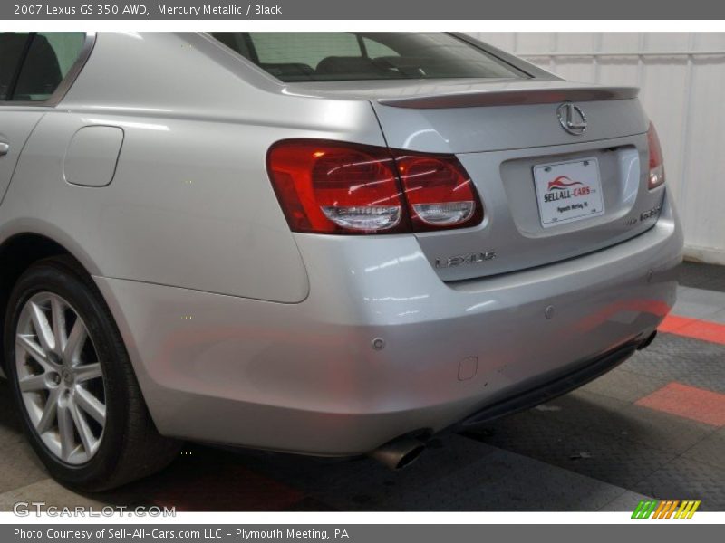Mercury Metallic / Black 2007 Lexus GS 350 AWD