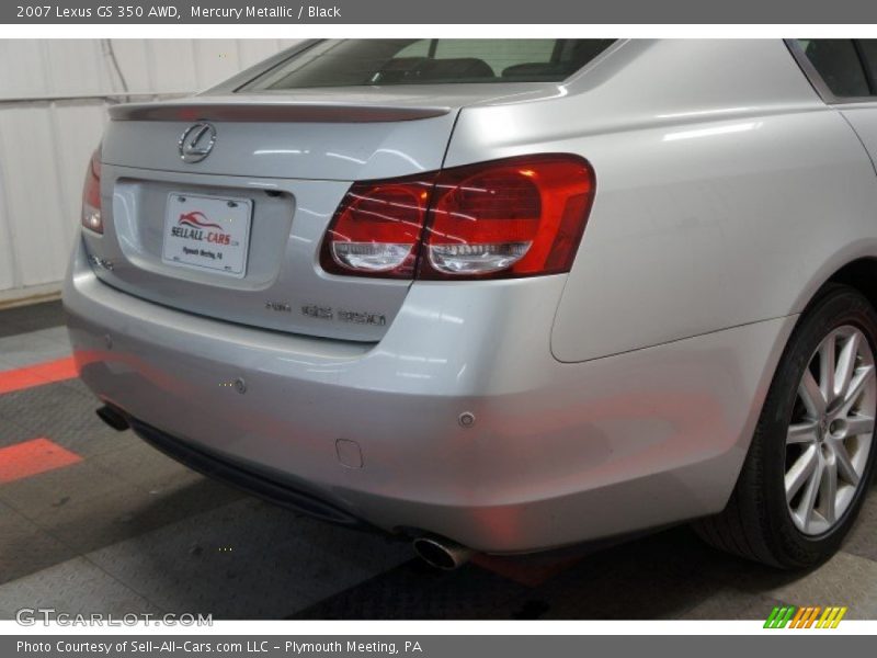 Mercury Metallic / Black 2007 Lexus GS 350 AWD