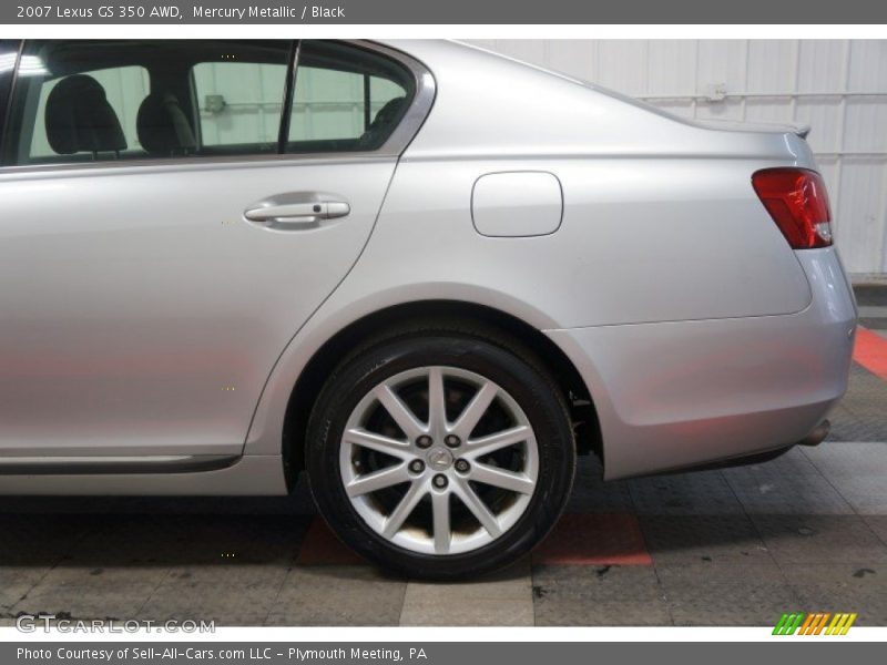 Mercury Metallic / Black 2007 Lexus GS 350 AWD