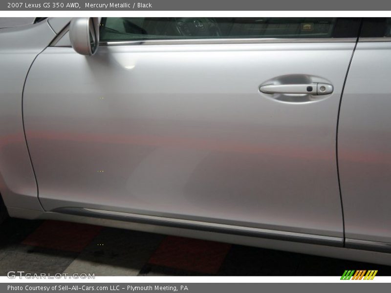Mercury Metallic / Black 2007 Lexus GS 350 AWD