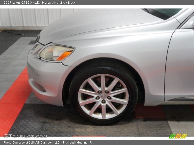 Mercury Metallic / Black 2007 Lexus GS 350 AWD