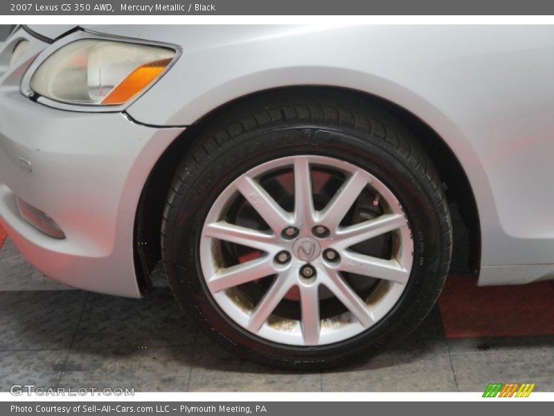 Mercury Metallic / Black 2007 Lexus GS 350 AWD