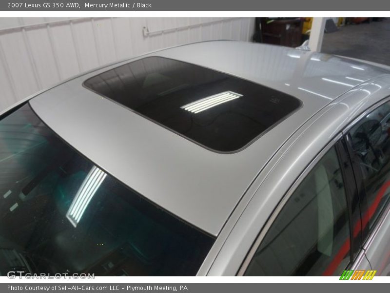 Mercury Metallic / Black 2007 Lexus GS 350 AWD