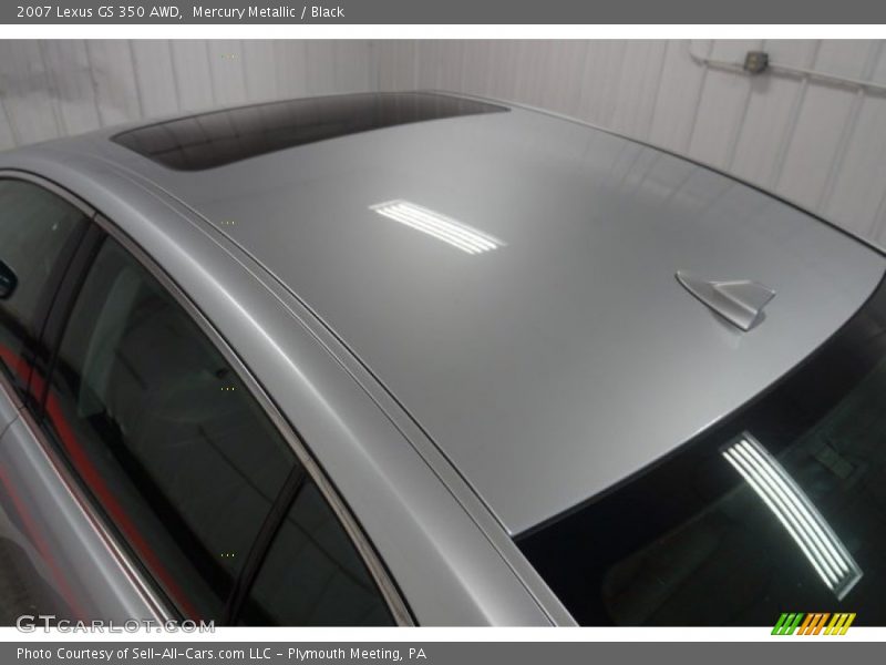 Mercury Metallic / Black 2007 Lexus GS 350 AWD