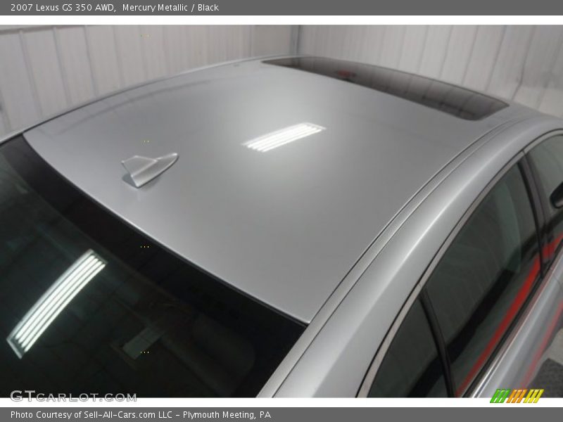Mercury Metallic / Black 2007 Lexus GS 350 AWD