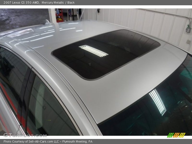 Mercury Metallic / Black 2007 Lexus GS 350 AWD