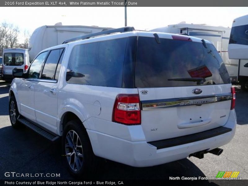 White Platinum Metallic Tricoat / Dune 2016 Ford Expedition EL XLT 4x4