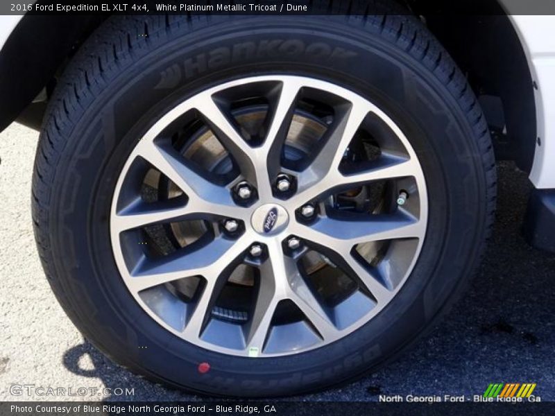 White Platinum Metallic Tricoat / Dune 2016 Ford Expedition EL XLT 4x4