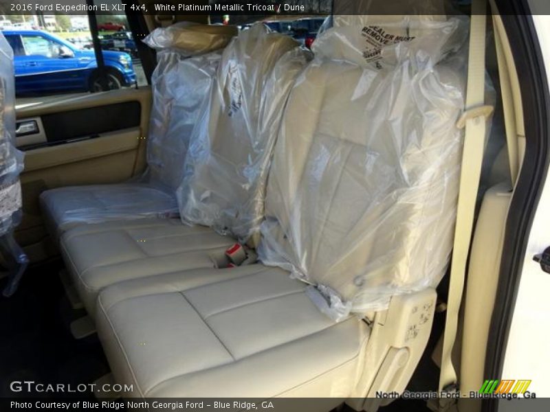 White Platinum Metallic Tricoat / Dune 2016 Ford Expedition EL XLT 4x4