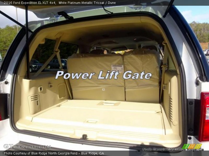 White Platinum Metallic Tricoat / Dune 2016 Ford Expedition EL XLT 4x4