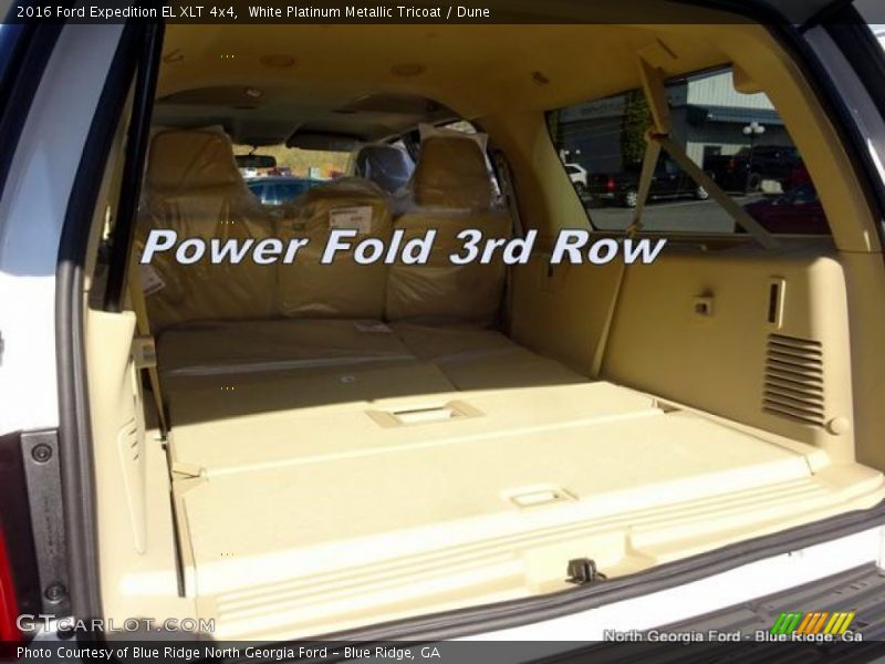White Platinum Metallic Tricoat / Dune 2016 Ford Expedition EL XLT 4x4