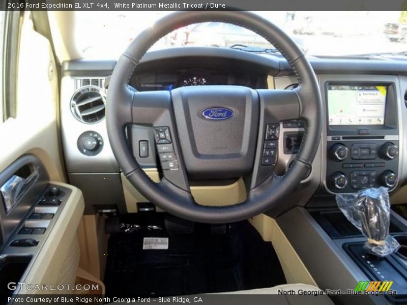 White Platinum Metallic Tricoat / Dune 2016 Ford Expedition EL XLT 4x4