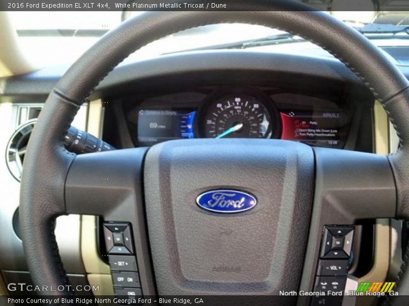 White Platinum Metallic Tricoat / Dune 2016 Ford Expedition EL XLT 4x4