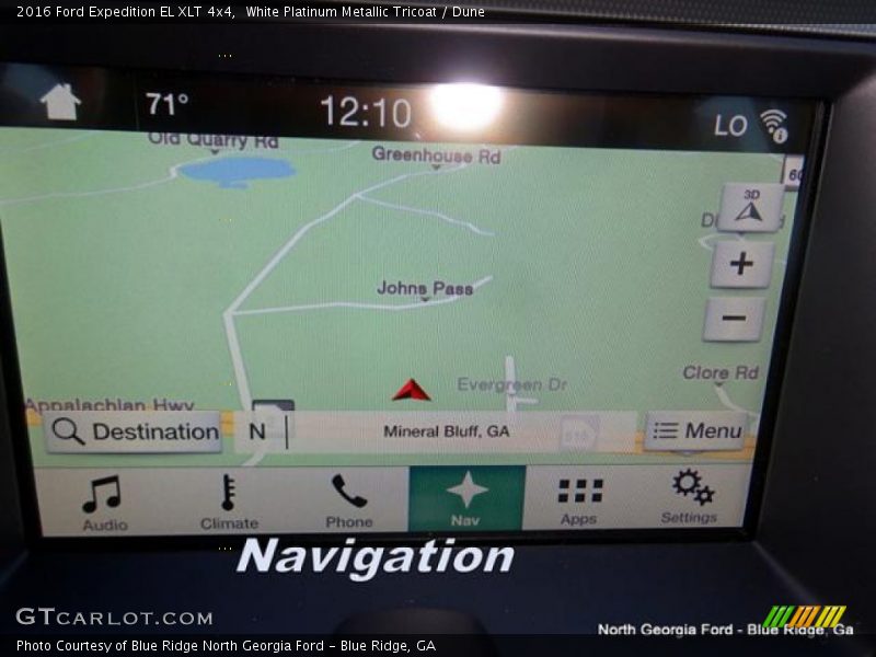 White Platinum Metallic Tricoat / Dune 2016 Ford Expedition EL XLT 4x4