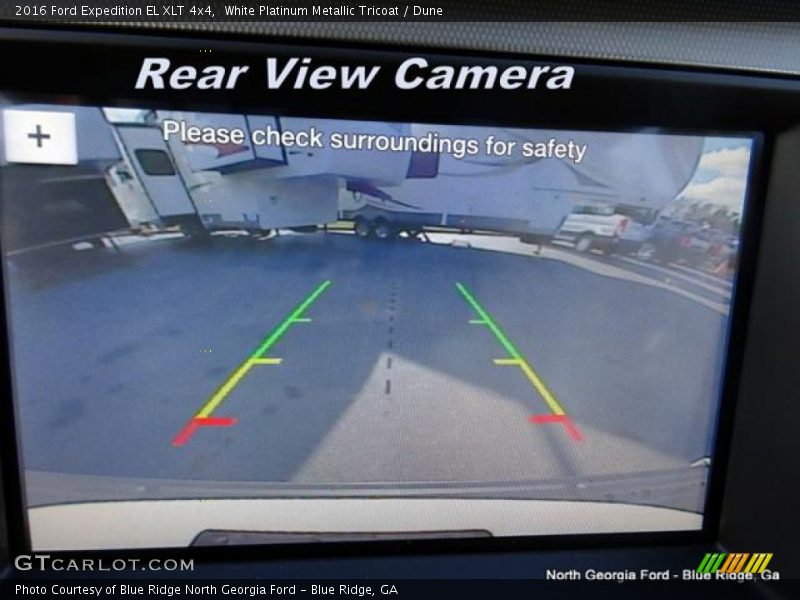 White Platinum Metallic Tricoat / Dune 2016 Ford Expedition EL XLT 4x4