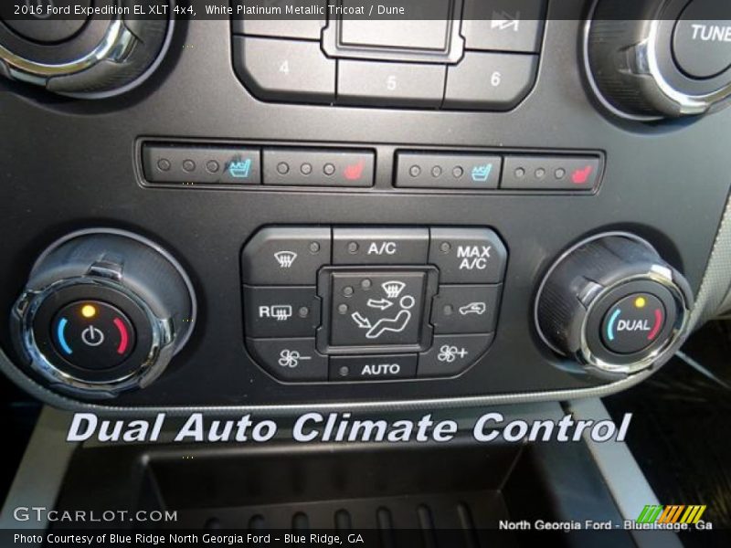 White Platinum Metallic Tricoat / Dune 2016 Ford Expedition EL XLT 4x4