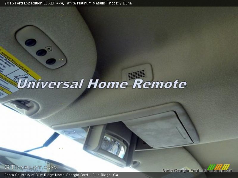 White Platinum Metallic Tricoat / Dune 2016 Ford Expedition EL XLT 4x4