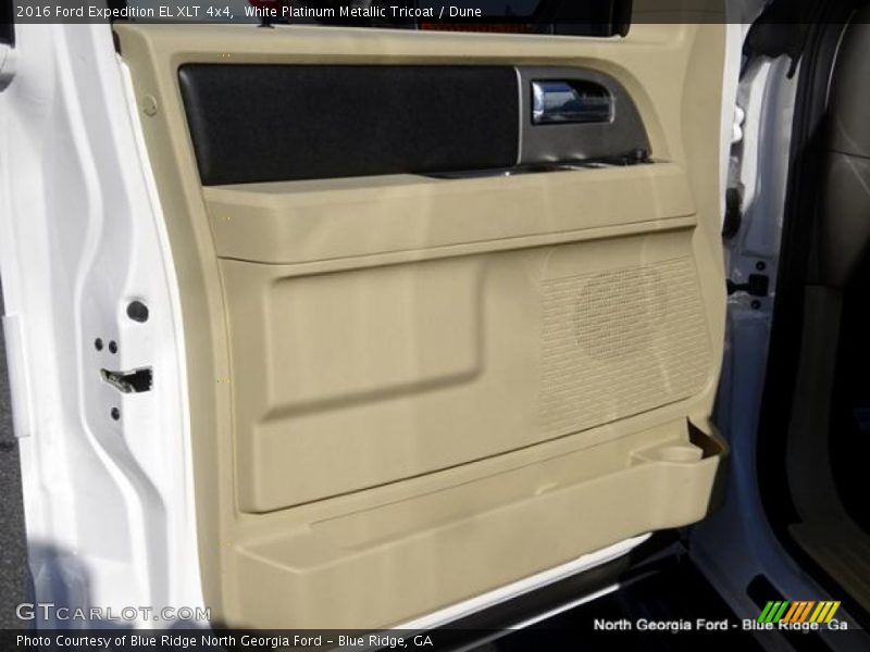White Platinum Metallic Tricoat / Dune 2016 Ford Expedition EL XLT 4x4