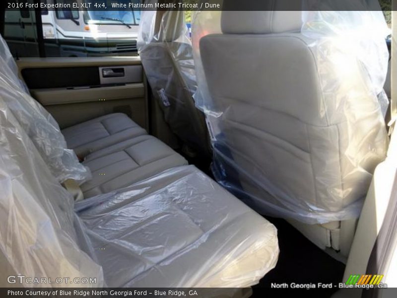 White Platinum Metallic Tricoat / Dune 2016 Ford Expedition EL XLT 4x4