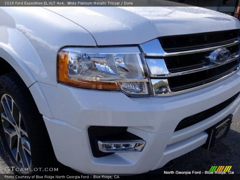 White Platinum Metallic Tricoat / Dune 2016 Ford Expedition EL XLT 4x4