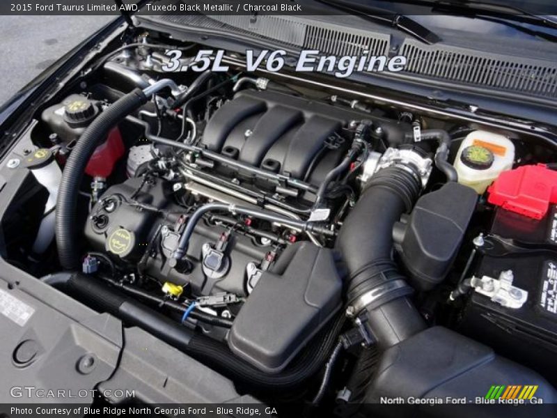Tuxedo Black Metallic / Charcoal Black 2015 Ford Taurus Limited AWD