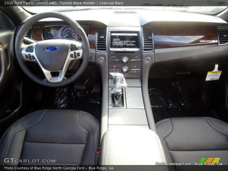 Tuxedo Black Metallic / Charcoal Black 2015 Ford Taurus Limited AWD