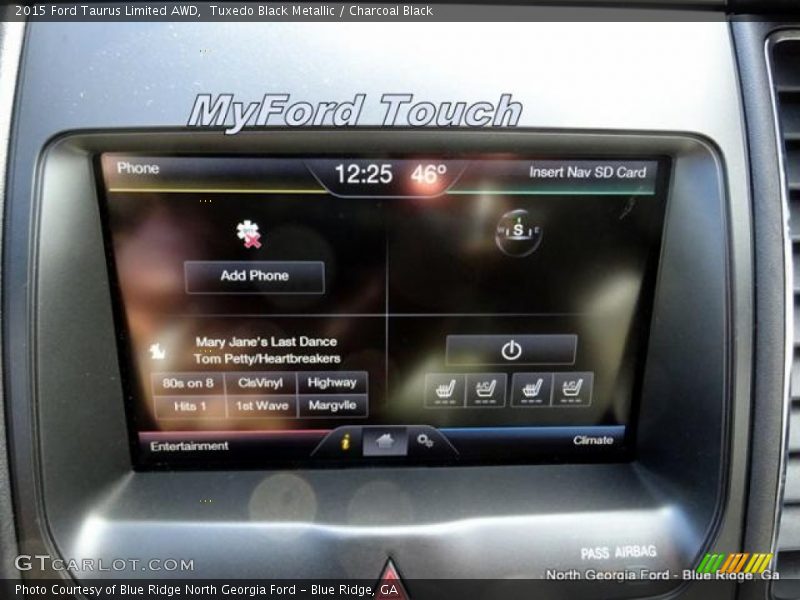 Tuxedo Black Metallic / Charcoal Black 2015 Ford Taurus Limited AWD