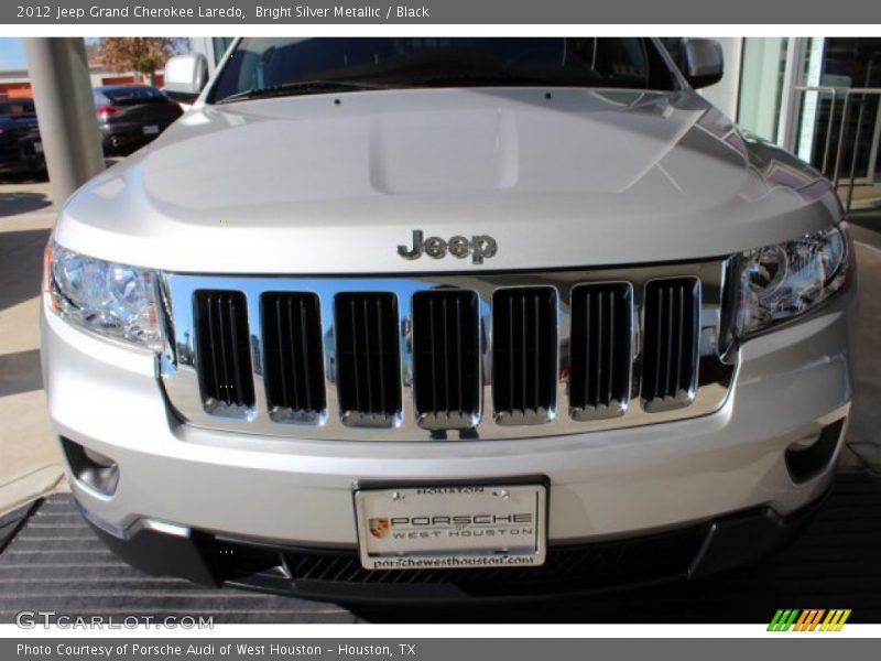 Bright Silver Metallic / Black 2012 Jeep Grand Cherokee Laredo