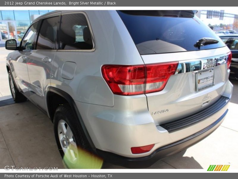 Bright Silver Metallic / Black 2012 Jeep Grand Cherokee Laredo