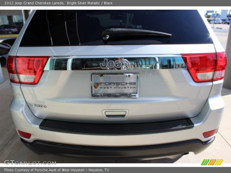 Bright Silver Metallic / Black 2012 Jeep Grand Cherokee Laredo