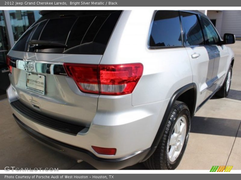 Bright Silver Metallic / Black 2012 Jeep Grand Cherokee Laredo